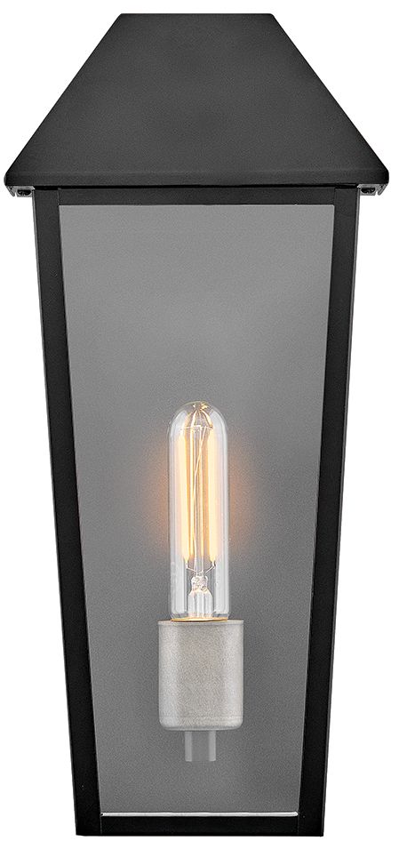 Image 6 Lark Maclin Outdoor Medium Wall Mount Lantern 7" Black more views