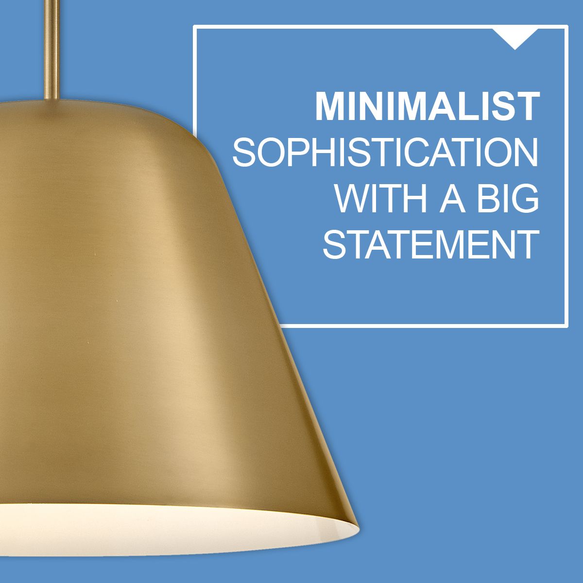 Lark Madi Interior Large Pendant 16" Lacquered Brass