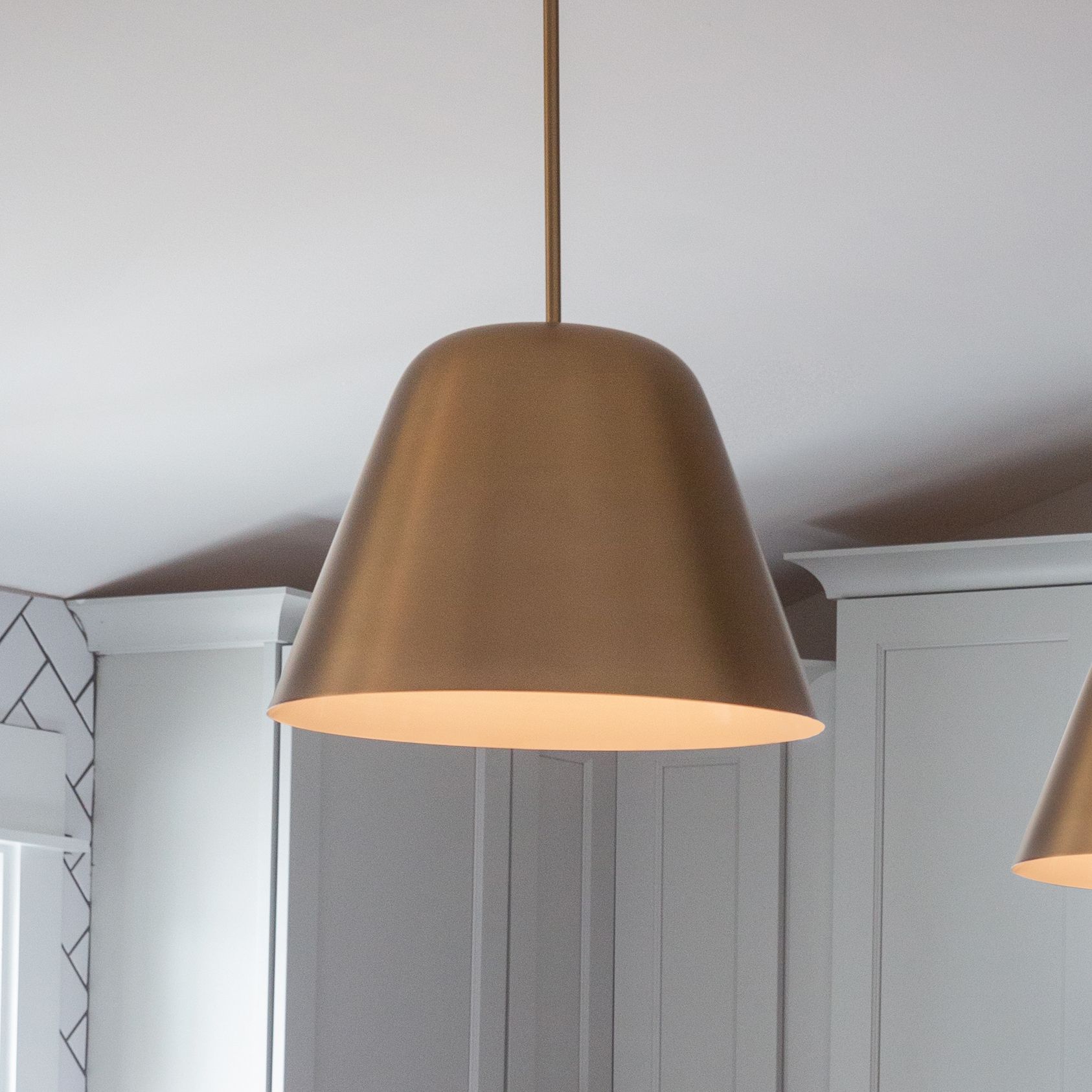 Thumbnail1 of Lark Madi Interior Large Pendant 16" Lacquered Brass