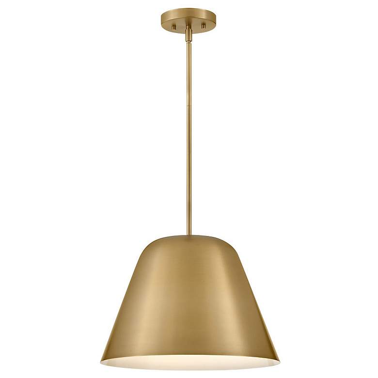 Image 1 LARK MADI Large Pendant Lacquered Brass