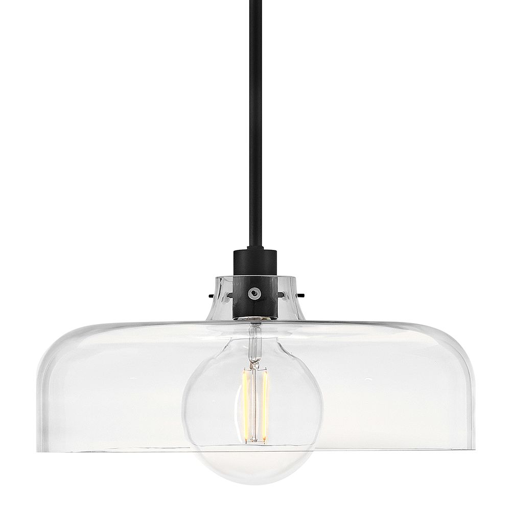 Thumbnail2 of Lark Maisie Interior Medium Pendant 15" Clear Black more views