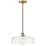 1_Lark Maisie Pendant Medium Pendant Lacquered Brass