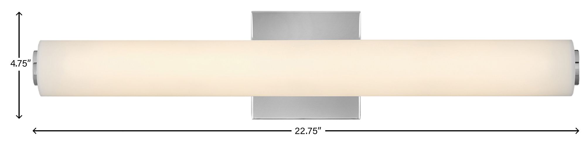 Lark Marti Bath Large Led Vanity Chrome