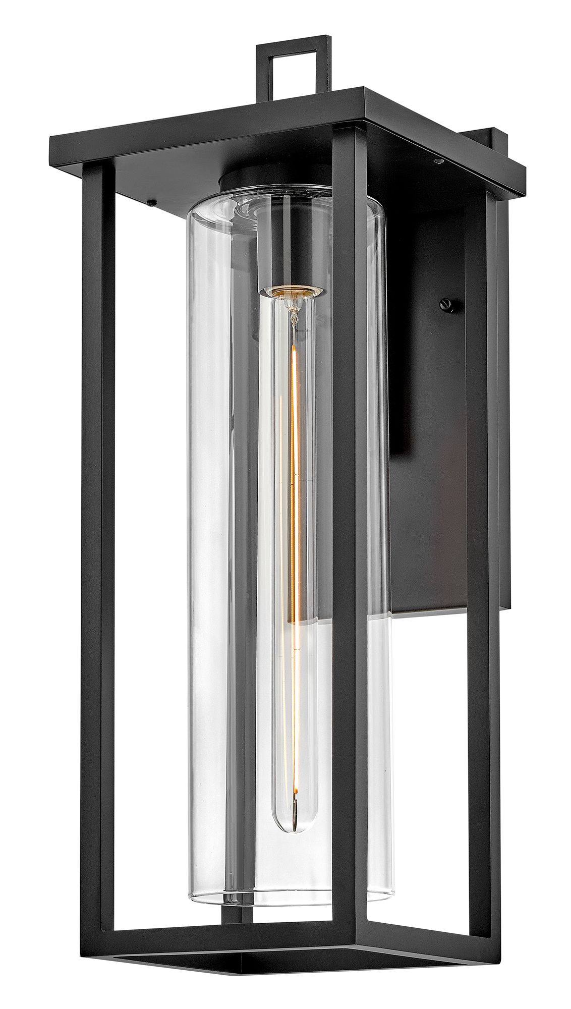 Image 3 Lark Mateo Outdoor Large Wall Mount Lantern 24" Black more views