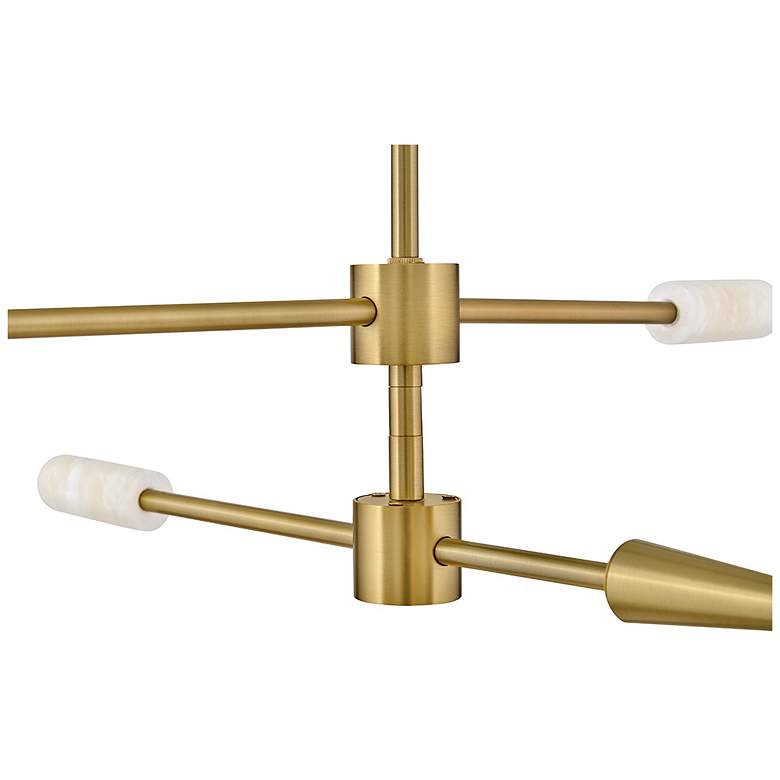 Image 5 Lark Maude Interior Medium Single Tier 32.25" Lacquered Brass more views