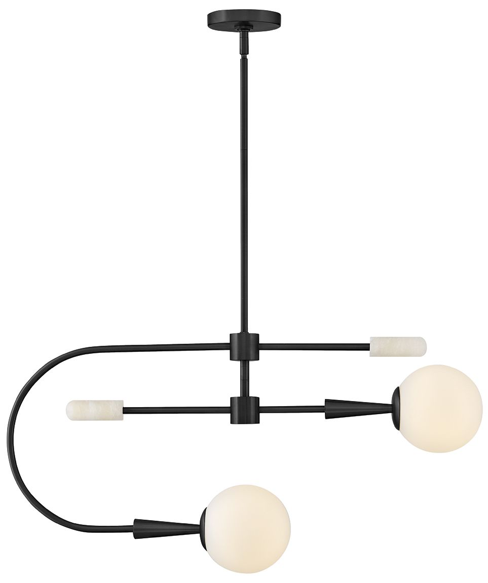 Thumbnail1 of Lark Maude Interior Medium Single Tier Chandelier 32.25" Black