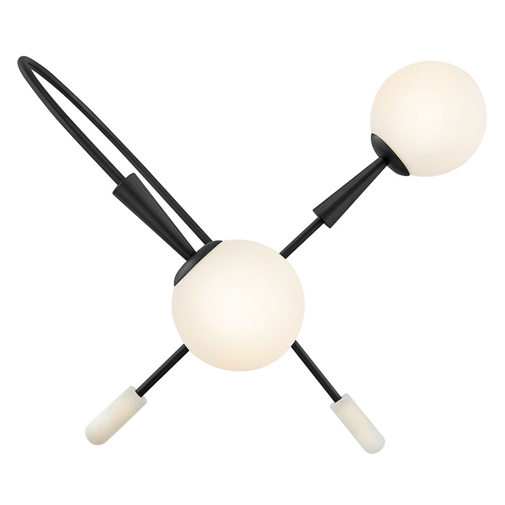 Lark Maude Interior Medium Single Tier Chandelier 32.25" Black