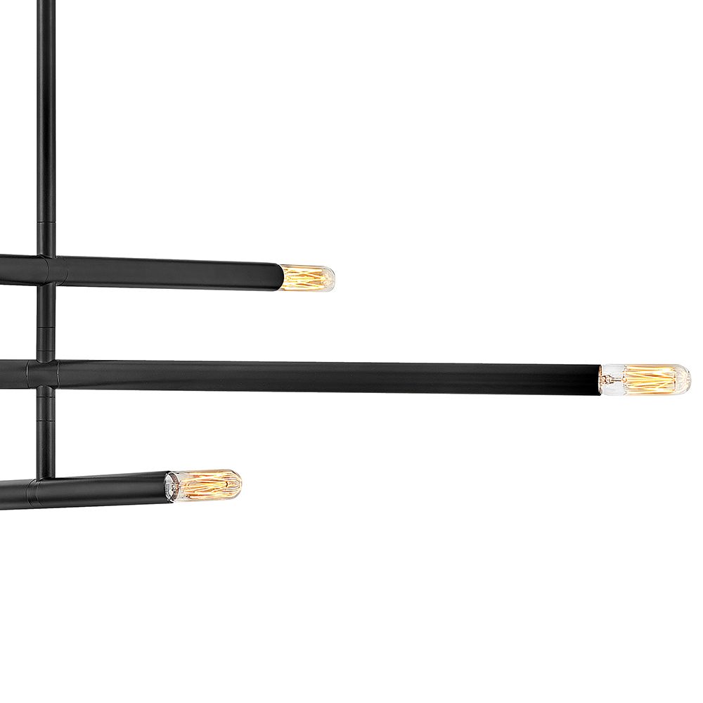 Image 6 Lark Millie 35 3/4" Wide Black 6-Light Multi-Tier Pendant more views