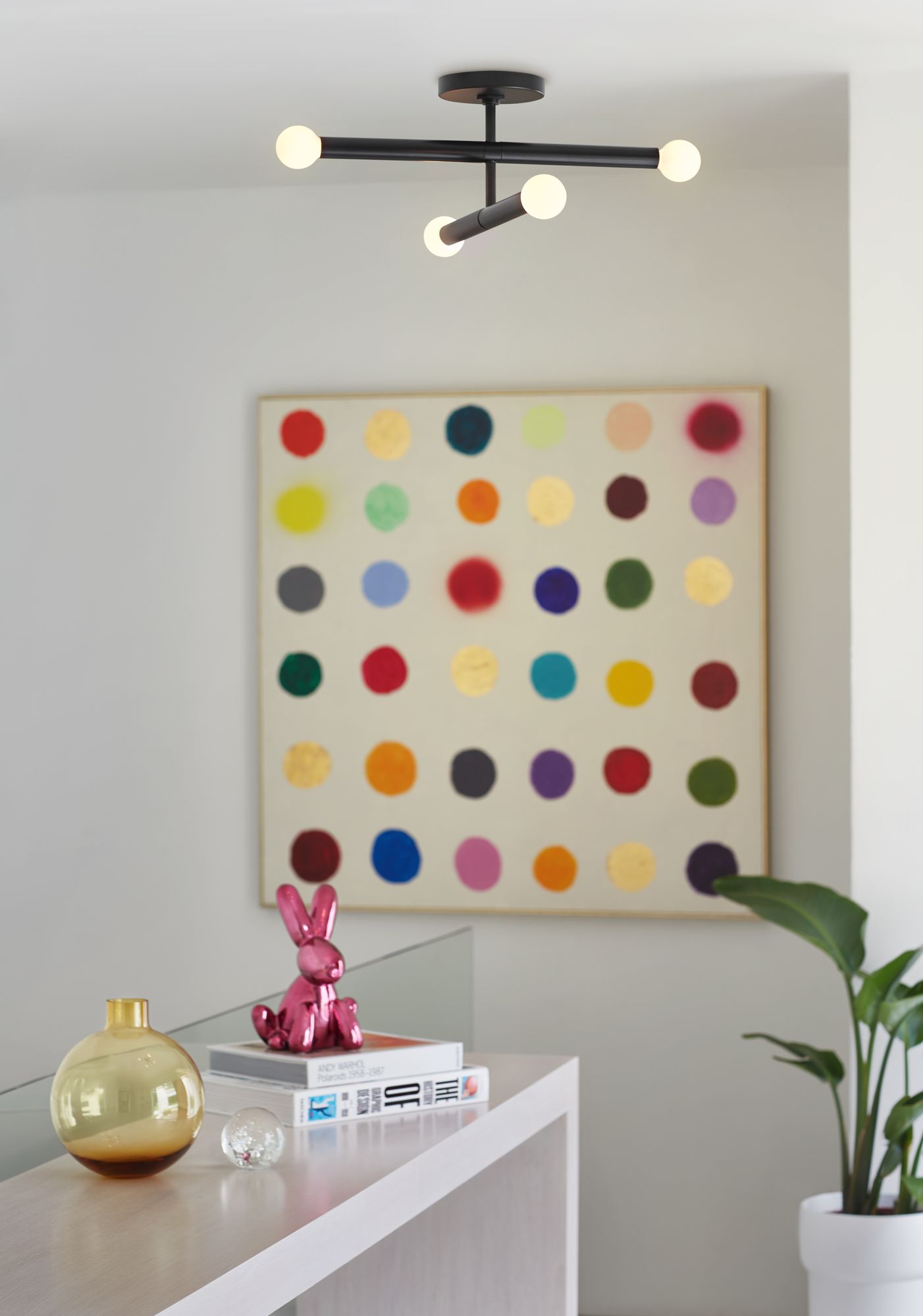 Image 3 Lark Millie Interior 4 Light Convertible Pendant 15.75" Black more views