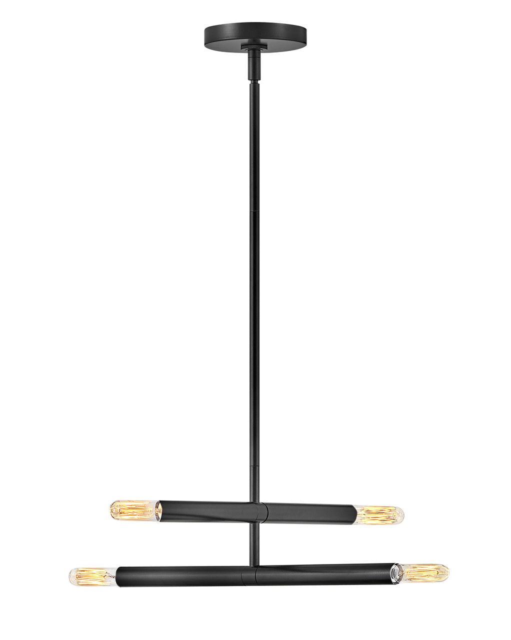 Image 5 Lark Millie Interior 4 Light Convertible Pendant 15.75" Black more views