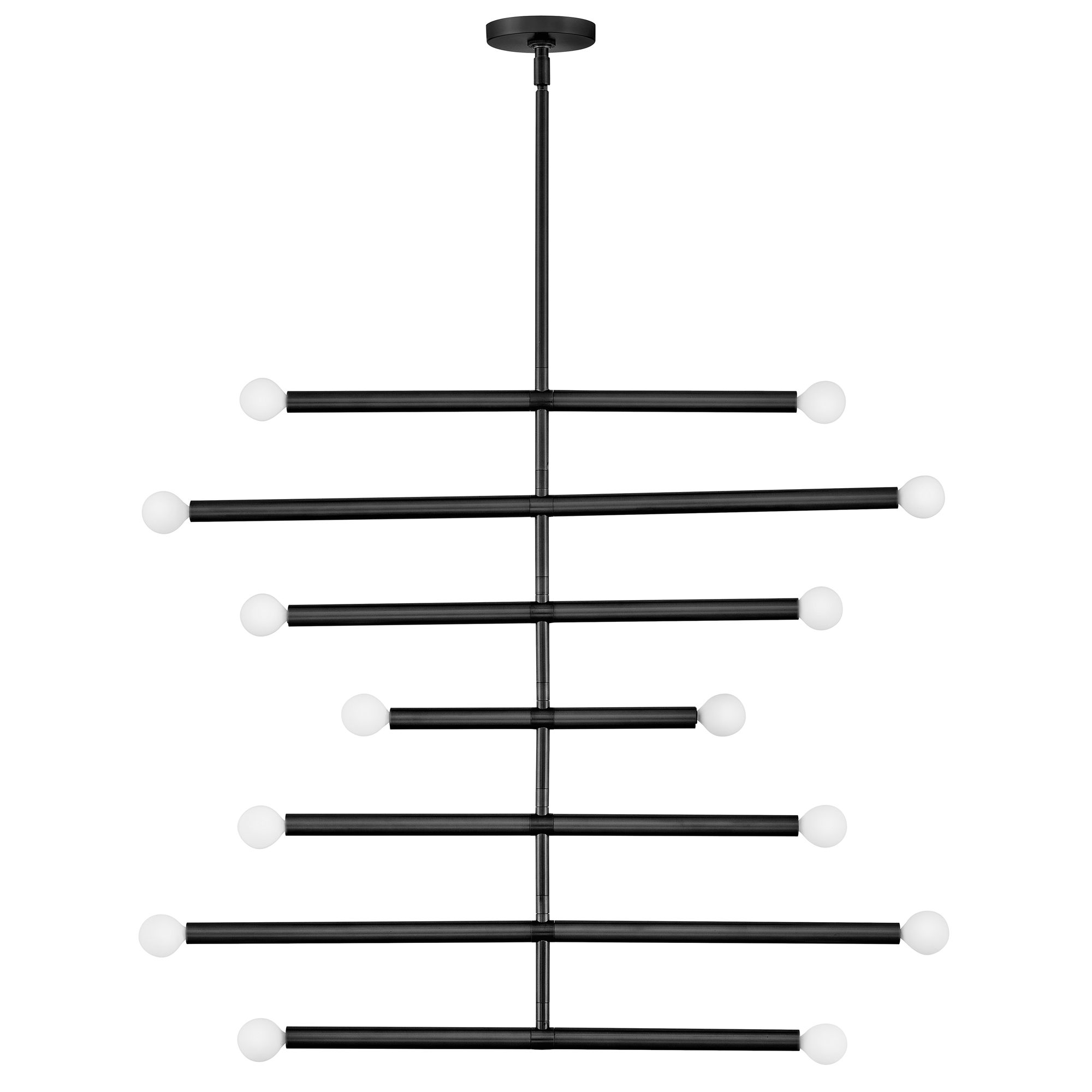 Image 5 Lark Millie Interior Large Multi Tier Chandelier 31.5" Black more views