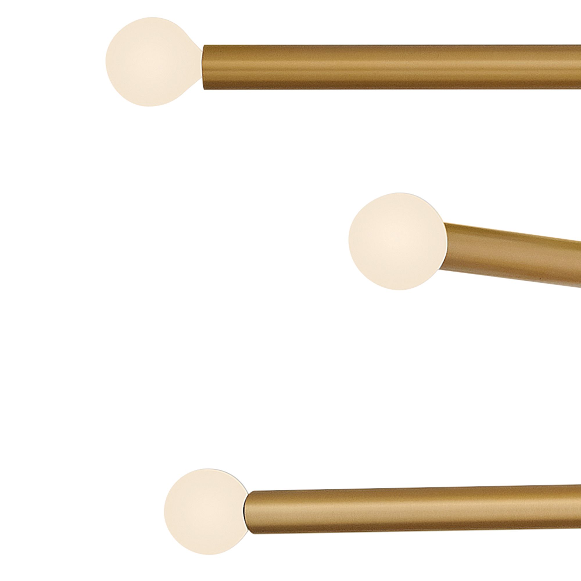 Image 7 Lark Millie Interior Large Multi Tier Chandelier 31.5" Lacquered Brass more views