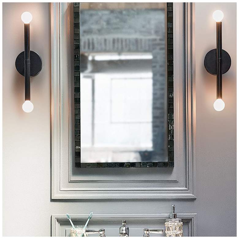 Image 5 Lark-Millie Sconce-Two Light Tall Sconce-Black more views
