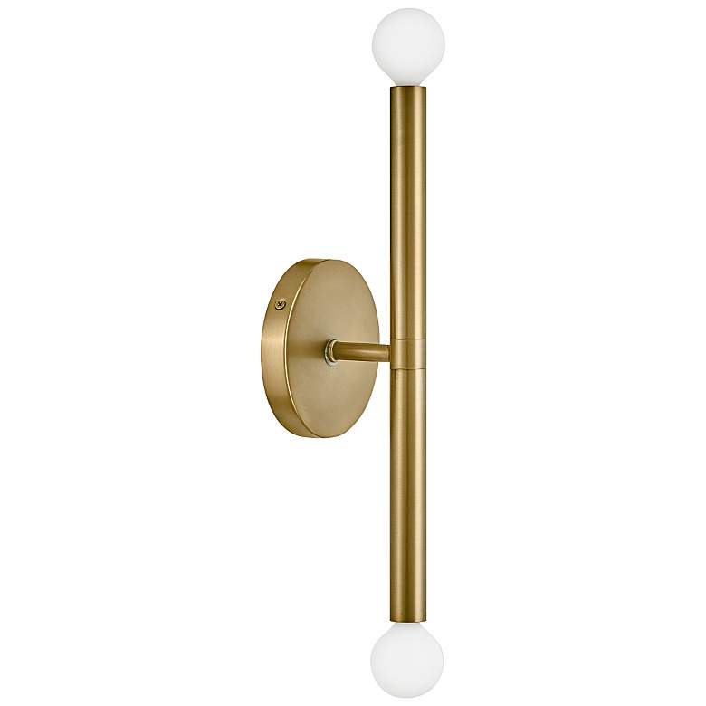 Image 1 Lark-Millie Sconce-Two Light Tall Sconce-Lacquered Brass