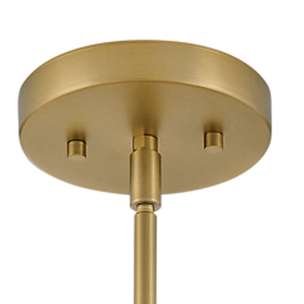 Image 6 Lark Milo Interior Large Pendant 16" Lacquered Brass/Sage Green more views