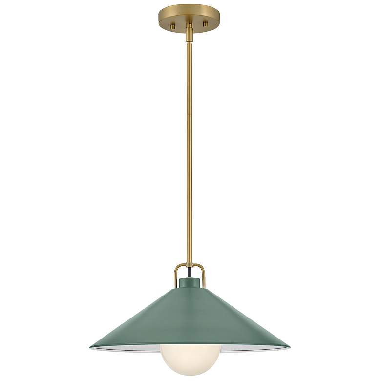 Image 1 Lark Milo Pendant Large Pendant Lacquered Brass