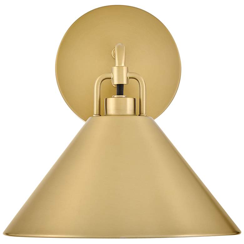 Image 3 Lark Milo Small Single Light Sconce Lacquered Brass more views