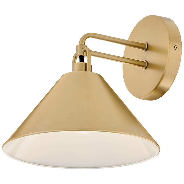 Image 5 Lark Milo Small Single Light Sconce Lacquered Brass more views