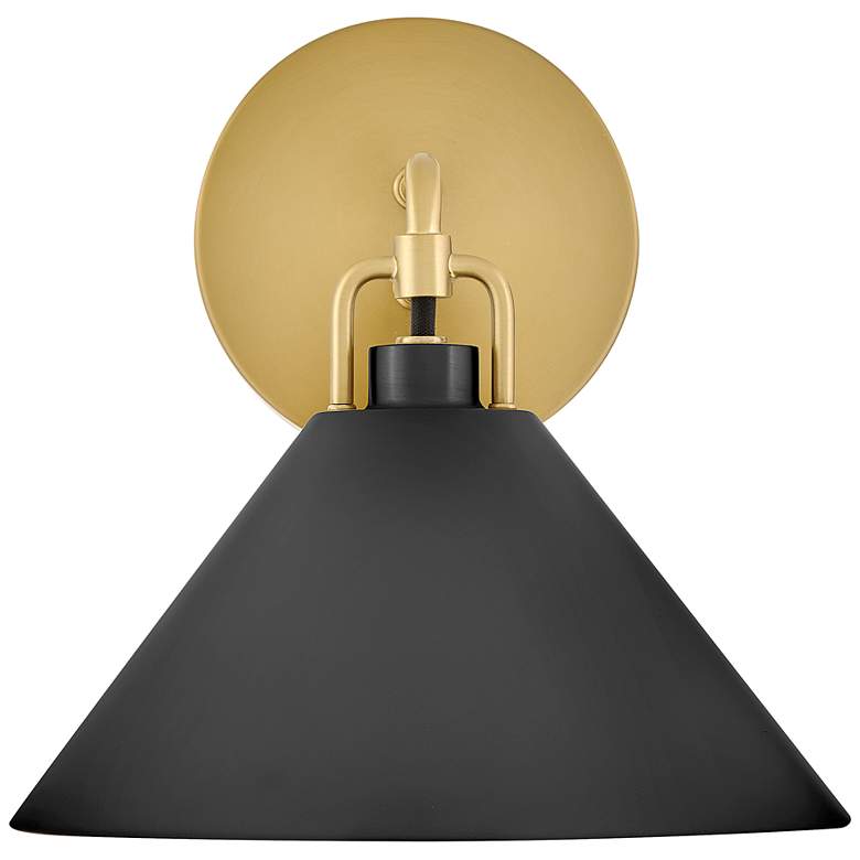 Image 3 Lark Milo Small Single Light Sconce Lacquered Brass more views