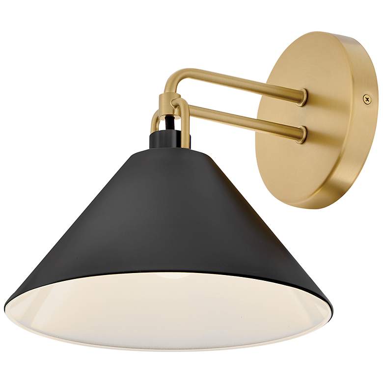 Image 5 Lark Milo Small Single Light Sconce Lacquered Brass more views