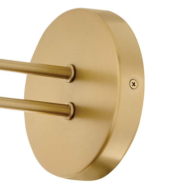 Image 7 Lark Milo Small Single Light Sconce Lacquered Brass more views