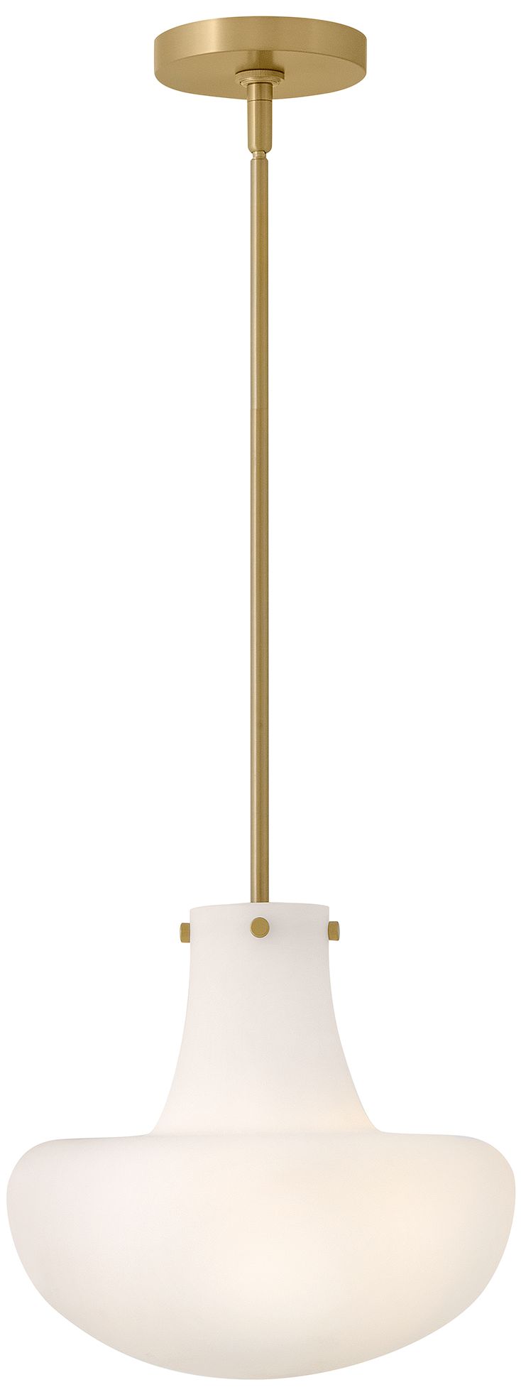 Lark Molly Medium Pendant 12" Lacquered Brass