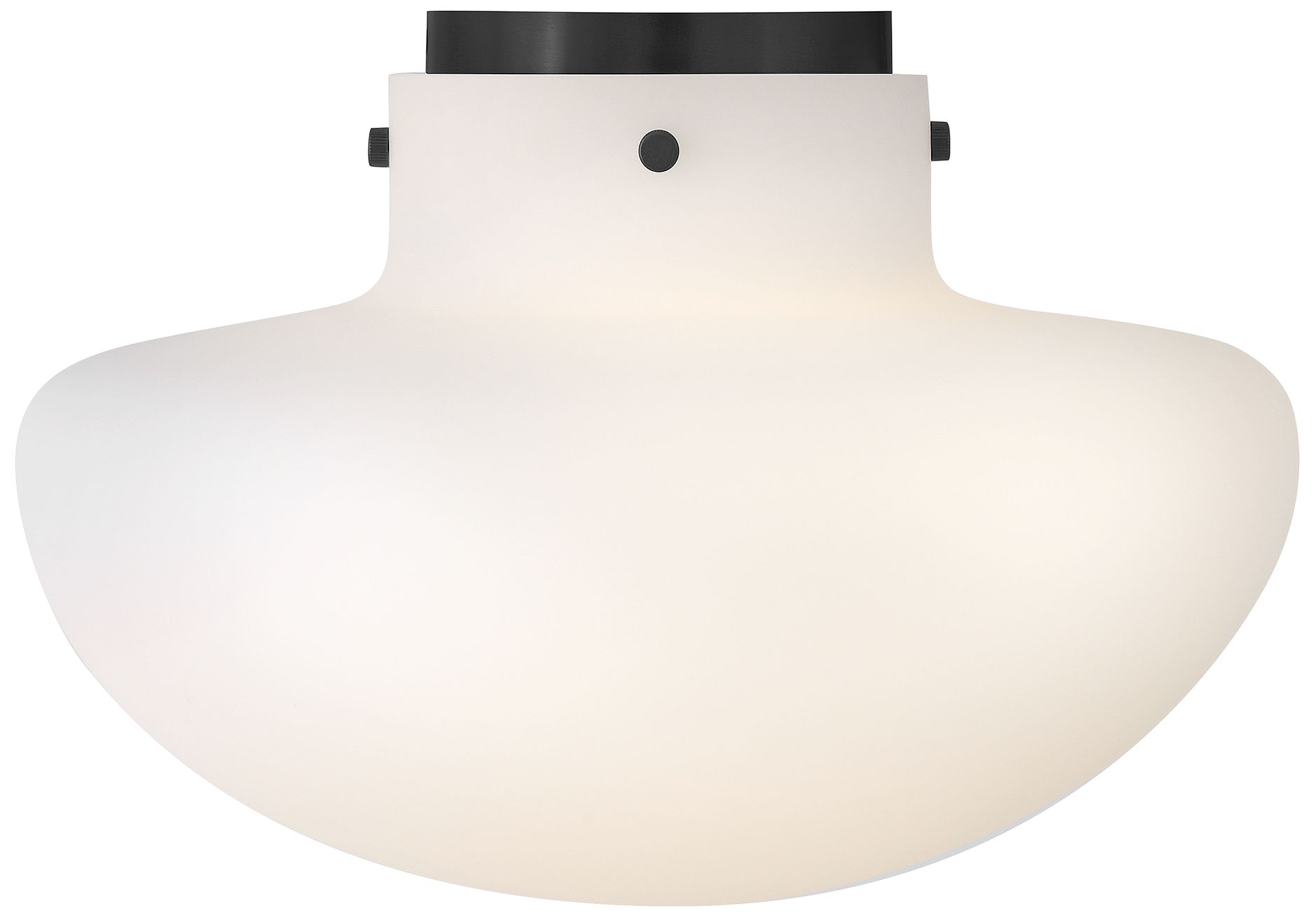 Lark Molly Medium Semi Flush Mount 15" Black