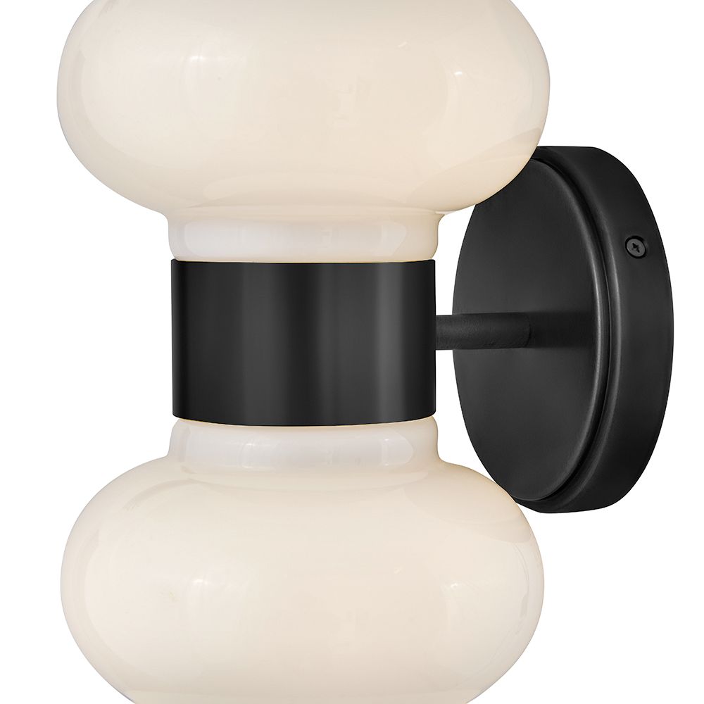 Thumbnail4 of Lark Nadia Interior Medium Two Light Sconce 16.5" Black more views