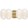 Thumbnail3 of Lark Nadia Interior Medium Two Light Sconce 6.5" Lacquered Brass more views