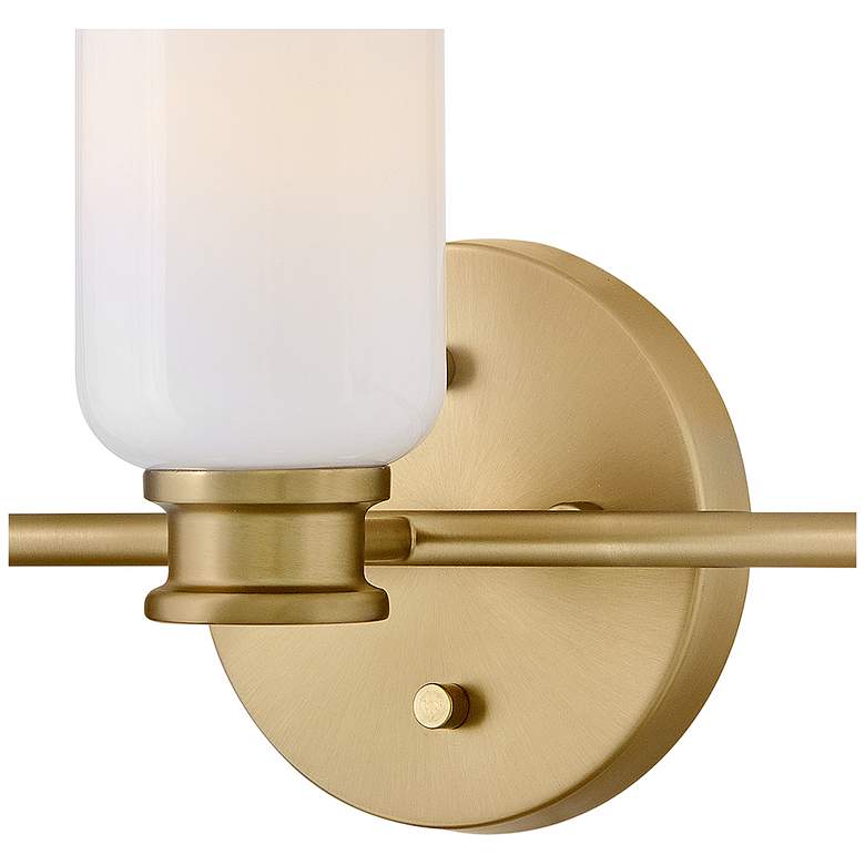 Image 4 Lark Naomi Bath Medium Three Light Vanity 24" Lacquered Brass more views