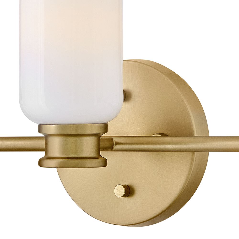 Image 4 Lark Naomi Bath Medium Three Light Vanity 24" Lacquered Brass more views