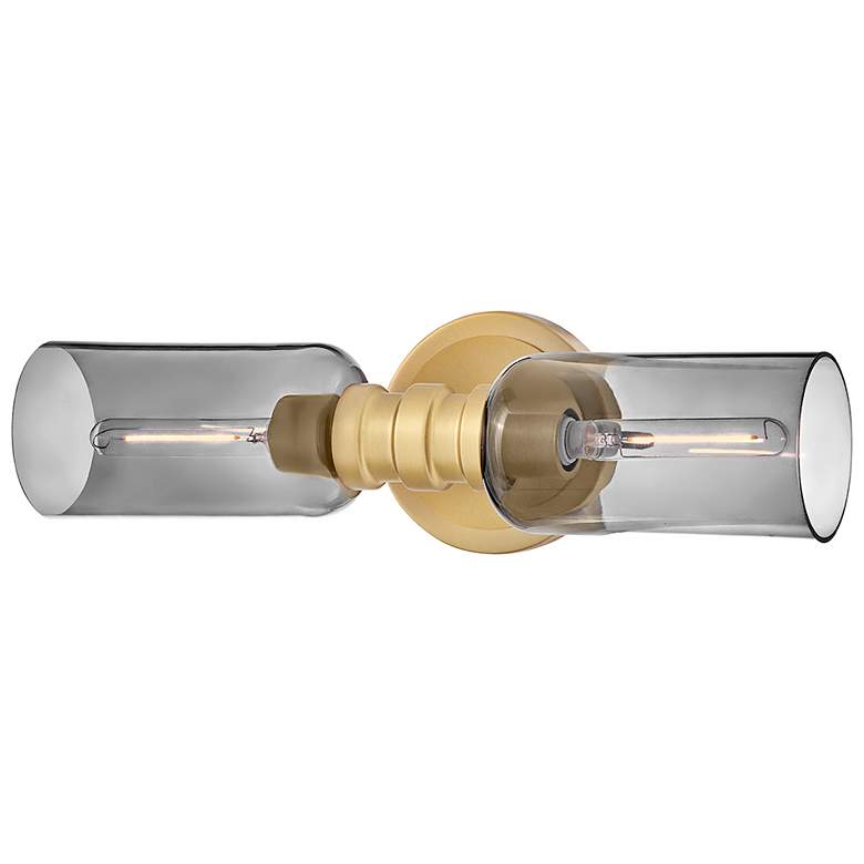 Image 3 Lark Naomi Bath Medium Two Light Sconce 5" Lacquered Brass more views