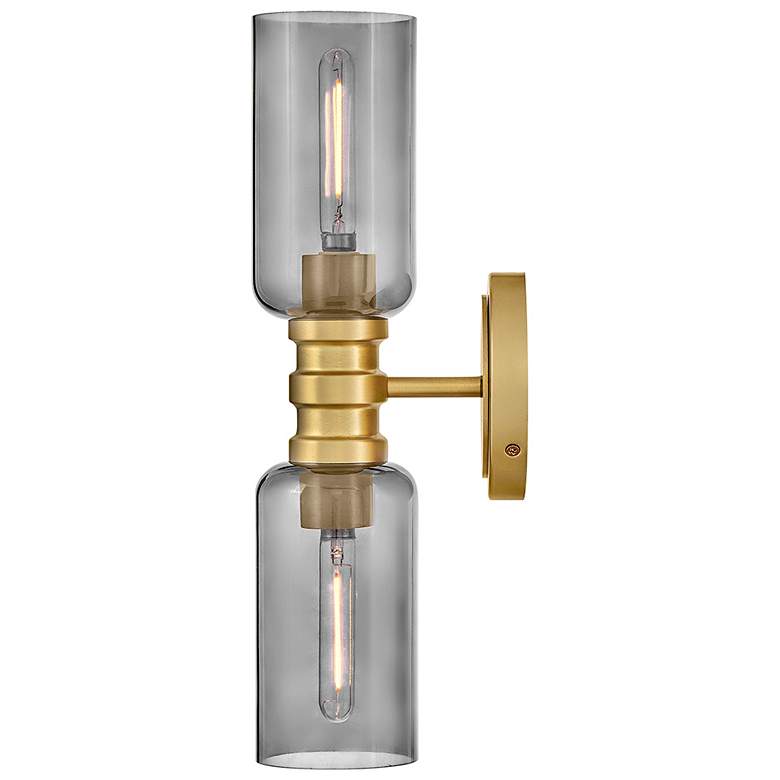 Image 6 Lark Naomi Bath Medium Two Light Sconce 5" Lacquered Brass more views