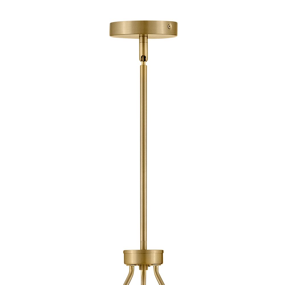 Lark Orla Interior Large Single Tier Chandelier 36" Lacquered Brass