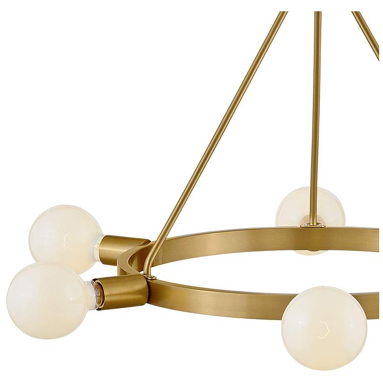 Image 7 LARK ORLA Medium Single Tier Chandelier Lacquered Brass more views