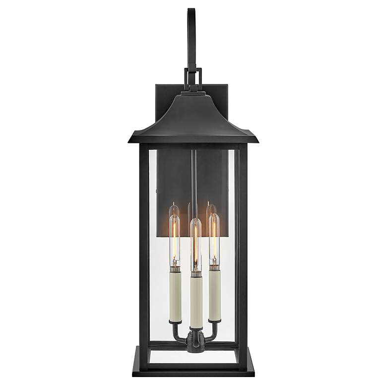 Image 6 Lark Outdoor Large Wall Mount Lantern Black more views