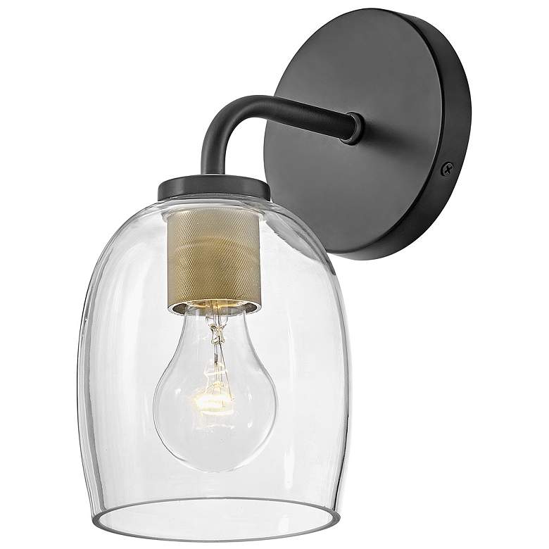 Image 3 Lark-Percy Bath-Single Light Vanity-Black-Lacquered Brass more views