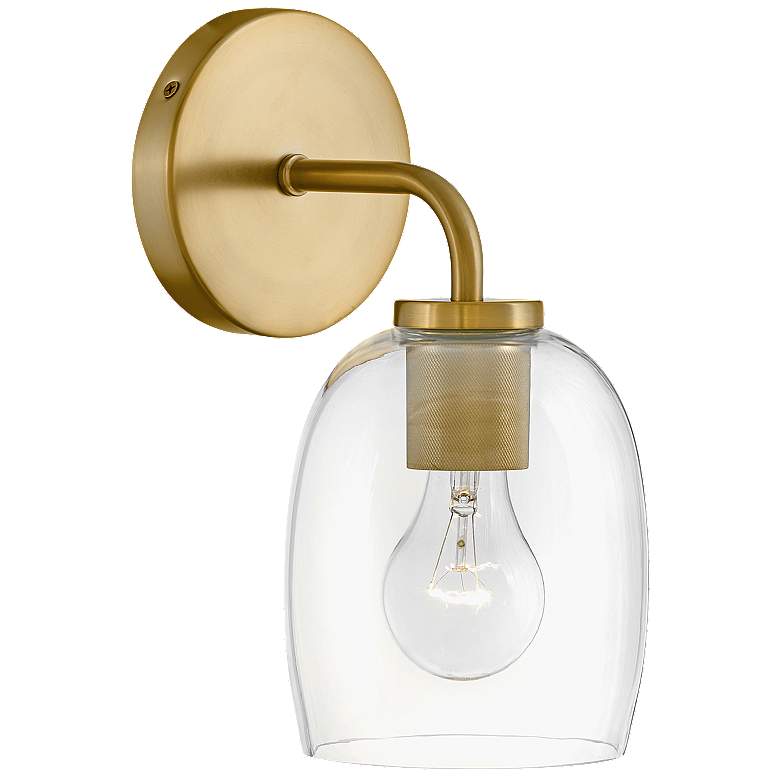 Image 1 Lark-Percy Bath-Single Light Vanity-Lacquered Brass