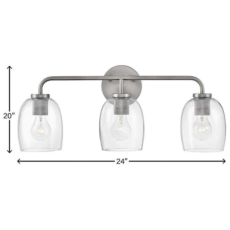 Image 7 Lark-Percy Bath-Three Light Vanity-Antique Nickel more views