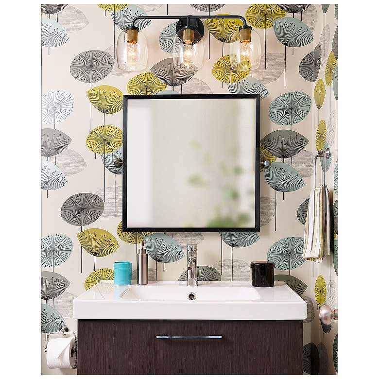 Image 4 Lark-Percy Bath-Three Light Vanity-Black-Lacquered Brass more views
