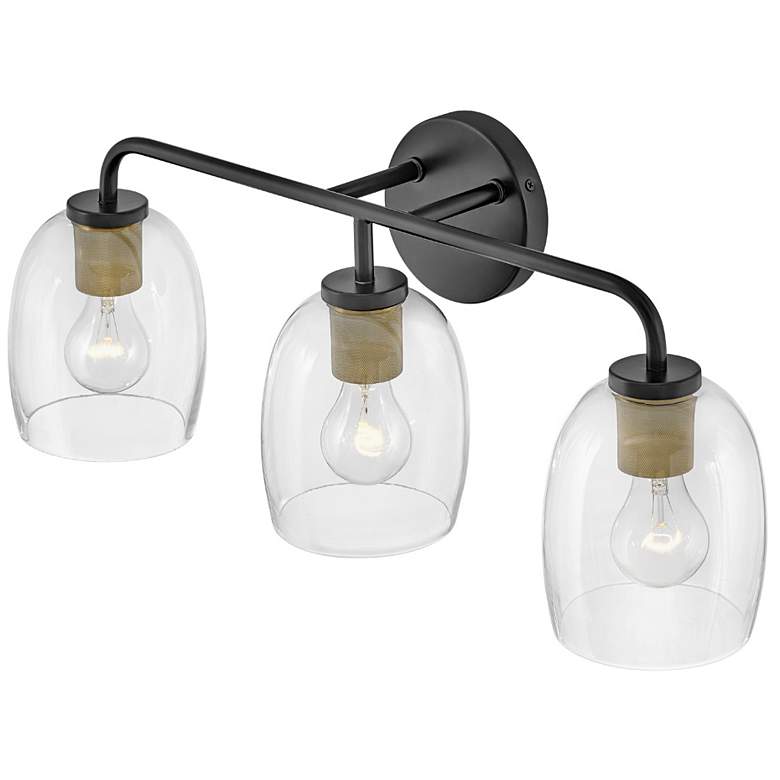 Image 5 Lark-Percy Bath-Three Light Vanity-Black-Lacquered Brass more views