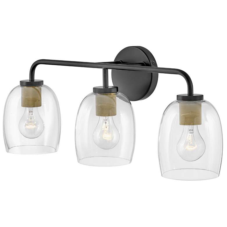 Image 6 Lark-Percy Bath-Three Light Vanity-Black-Lacquered Brass more views