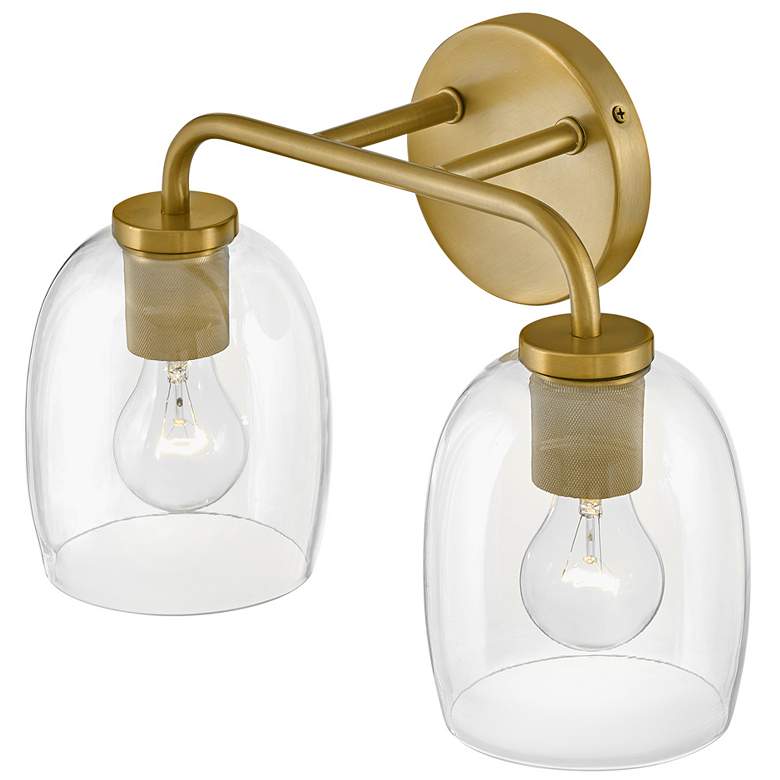 Image 4 Lark-Percy Bath-Two Light Vanity-Lacquered Brass more views