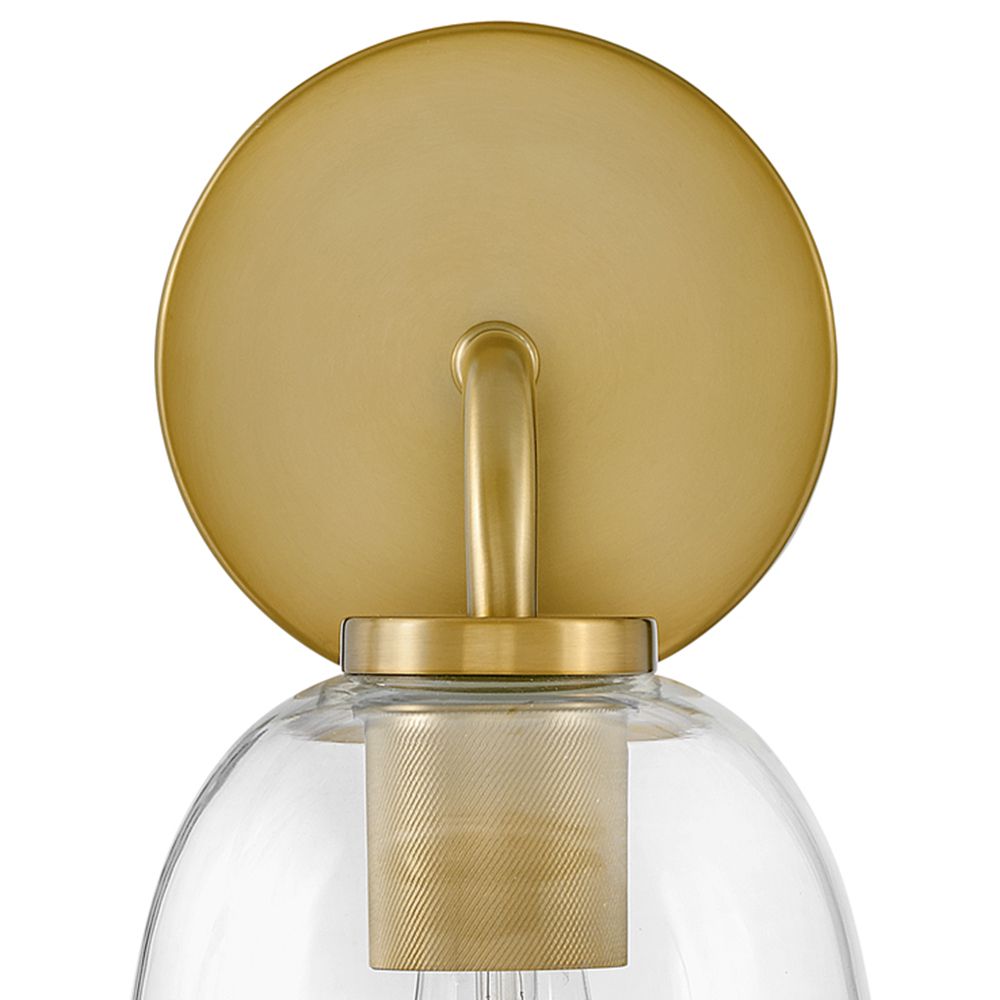 Image 6 Lark Percy Medium Single Light Vanity 11" Lacquered Brass more views