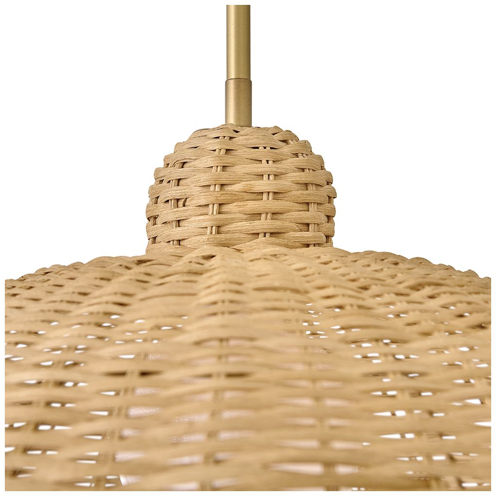 Image 3 Lark Pismo Large Pendant 24" Lacquered Brass more views