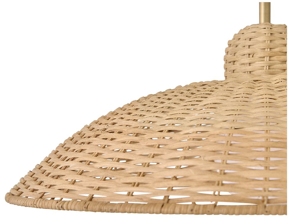 Image 4 Lark Pismo Large Pendant 24" Lacquered Brass more views