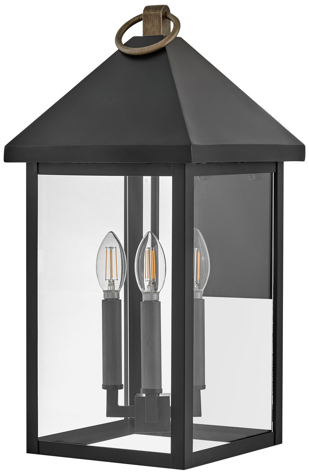 Image 2 Lark Rhett Outdoor Medium Wall Mount 19.5" Black more views