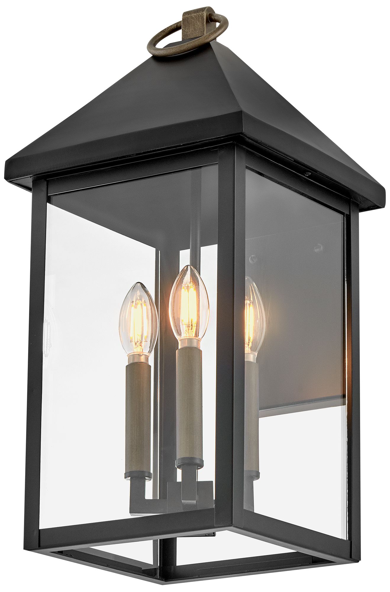 Image 3 Lark Rhett Outdoor Medium Wall Mount 19.5" Black more views