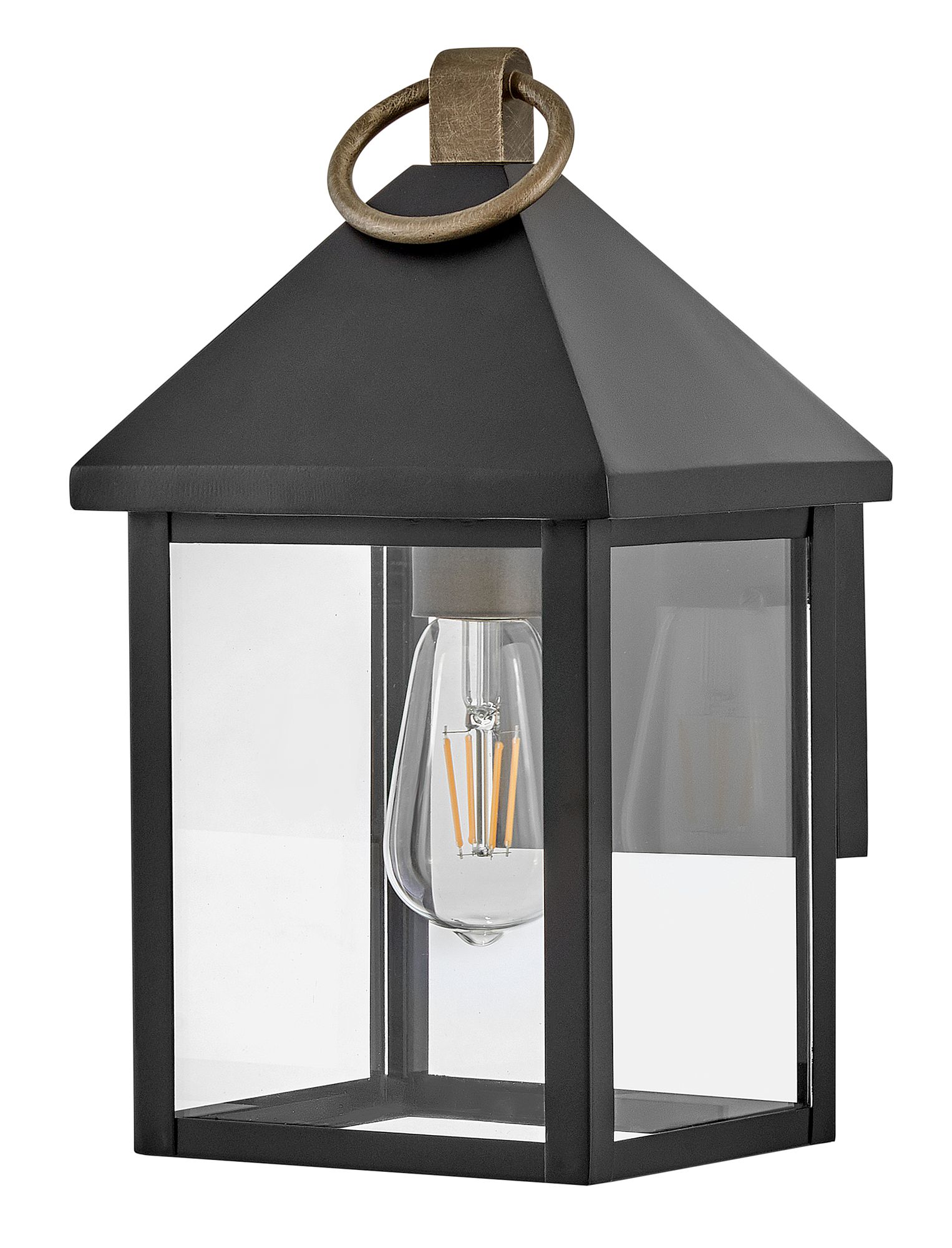 Image 2 Lark Rhett Outdoor Small Wall Mount 13" Black more views