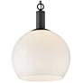 3_Lark Rivi Interior Medium Pendant 13" Black more views